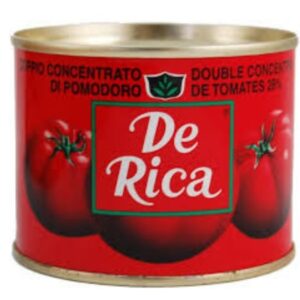 Derica Tinned Tomato products ready for export from Nigeria by Renamy Global Resources