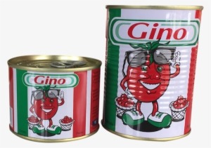 Gino Tomato Paste in red packaging showing rich, thick tomato concentrate for cooking meals.