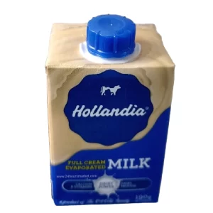 Hollandia Evap Milk showcasing a popular dairy product in Nigeria