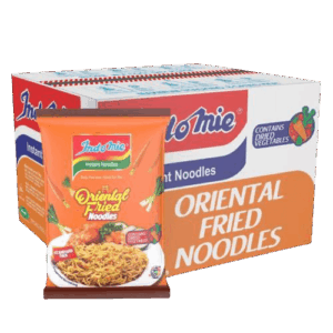 Indomie Fried Noodles in Nigeria served as a popular FMCG instant meal in households