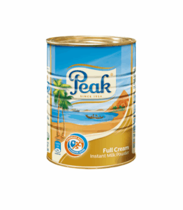 Peak Milk Tin 400g wholesale supplier and exporter from Nigeria for bulk orders and international shipping.