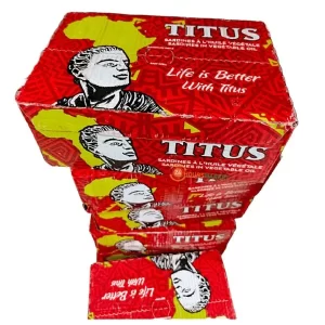 Titus Sardine wholesale supplier and exporter from Nigeria for bulk orders and worldwide shipping.