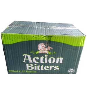 Action Bitters PET bottle for wholesale supply and international export from Nigeria by Renamy Global Resources.