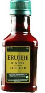 Erujeje Ginger Liquor bottle for wholesale supply and international export from Nigeria by Renamy Global Resources.