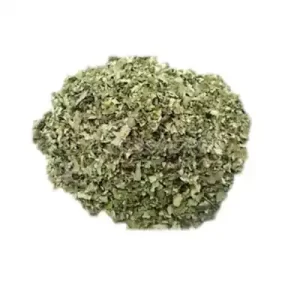 Dried Uziza leaves harvested in Nigeria for wholesale supply and international export by Renamy Global Resources.