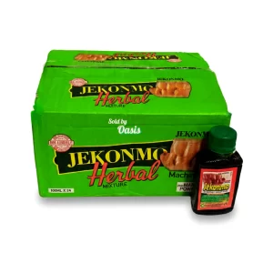Jekomo Herbal Mixture bottles supplied by Renamy Global Resources for wholesale export from Nigeria