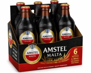 Amstel Malta wholesale supplier and exporter from Nigeria for bulk orders and international shipping.