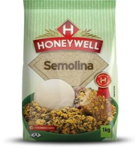 Bulk Honeywell Semolina bags supplied and exported from Nigeria by Renamy Global Resources for wholesale buyers worldwide.
