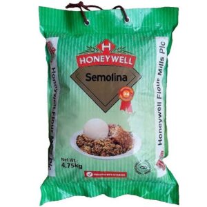 Bulk Honeywell Semolina bags supplied and exported from Nigeria by Renamy Global Resources for wholesale buyers worldwide.