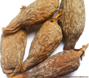 Whole dried alligator pepper from Nigeria