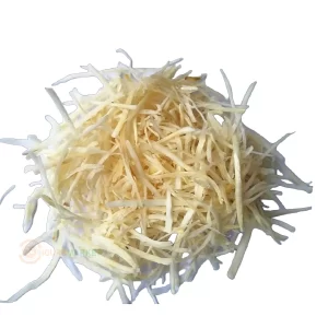 Dry abacha cassava flakes from Nigeria prepared for wholesale, retail, and export markets