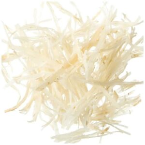 Dry abacha cassava flakes from Nigeria prepared for wholesale, retail, and export markets
